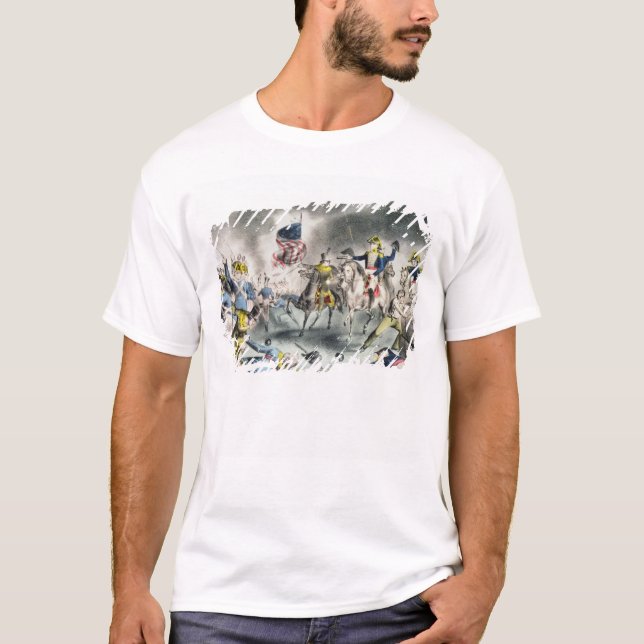 Camiseta A batalha de Nova Orleães, bar. Currier de (Frente)