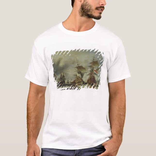 Camiseta A batalha de Texel, o 29 de junho de 1694 (Frente)