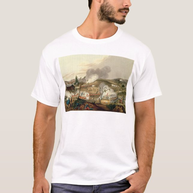 Camiseta A batalha de Waterloo, o 18 de junho de 1815 (Frente)