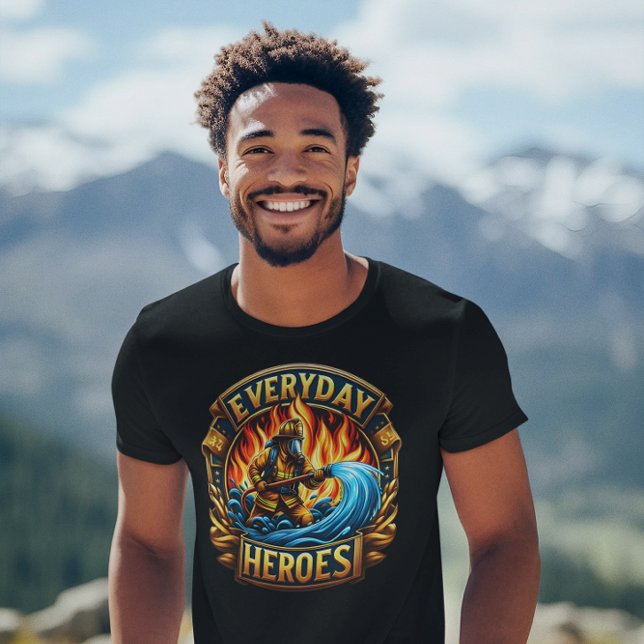 Camiseta A Batalha do Heroico Bombeiro (Criador carregado)