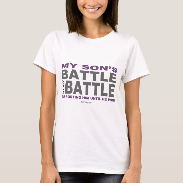 Camiseta A batalha do meu filho (Frente)