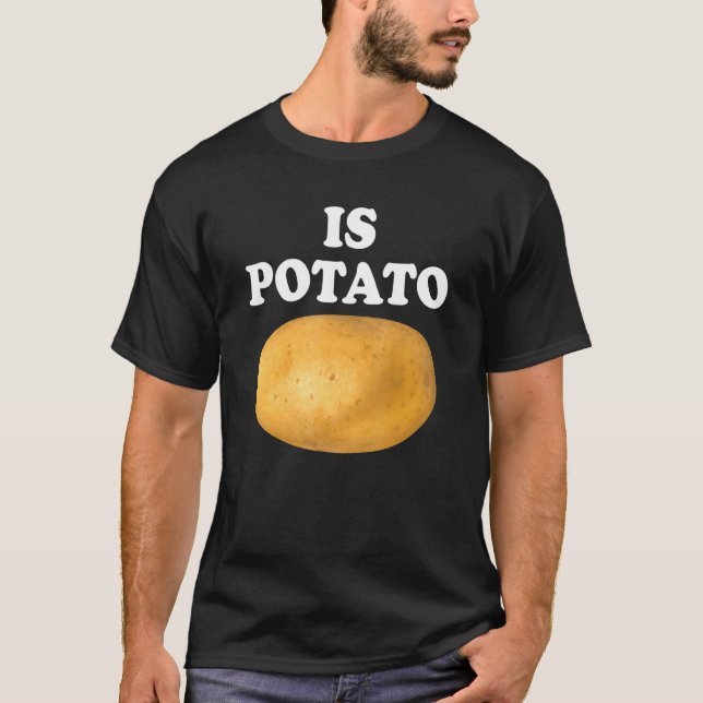 Camiseta A Batata É Batata Na Televisão, Como Se Vê Tarde? (Frente)