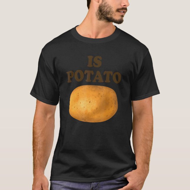 Camiseta A Batata É Batata Na Televisão, Como Se Vê Tarde? (Frente)