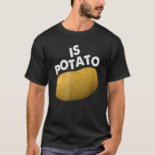 Camiseta A Batata É Vista Na Televisão Noturna Tarde