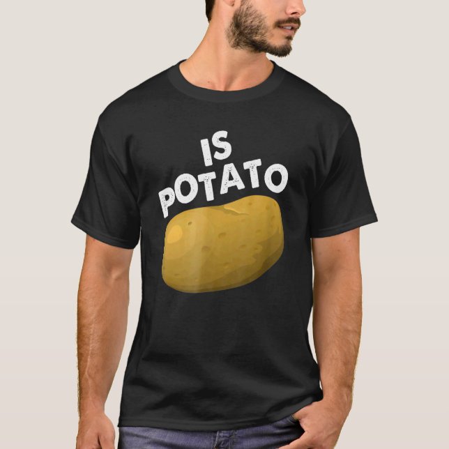 Camiseta A Batata É Vista Na Televisão Noturna Tarde (Frente)