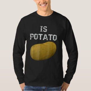 Camiseta A Batata É Vista Na Televisão Noturna Tarde