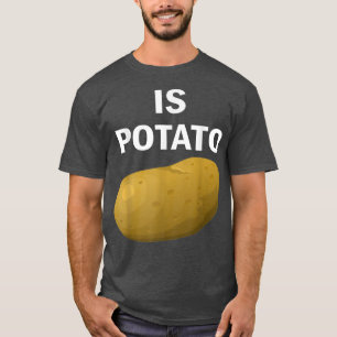 Camiseta A Batata É Vista Na Televisão Noturna Tardia