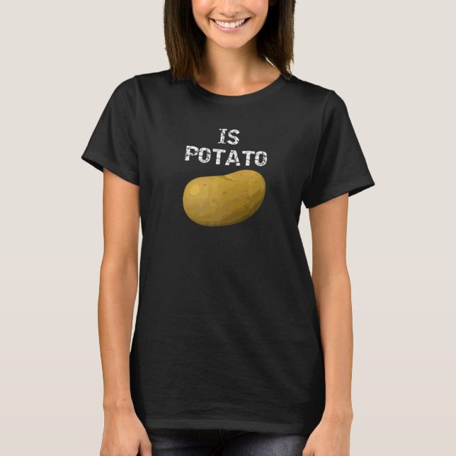 Camiseta A Batata É Vista Na Televisão    Noturna Tardia 4 (Frente)