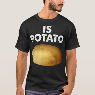 Camiseta A Batata Está Engraçada Na Televisão Noturna Tarde