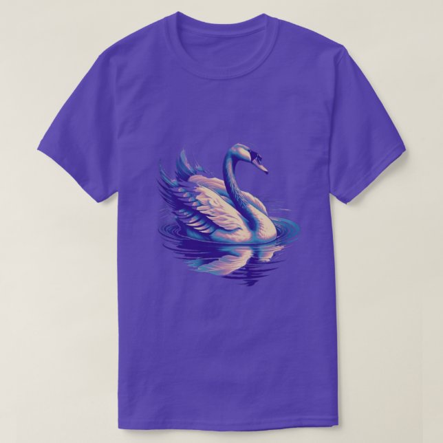 Camiseta A beautiful Swan (Frente do Design)