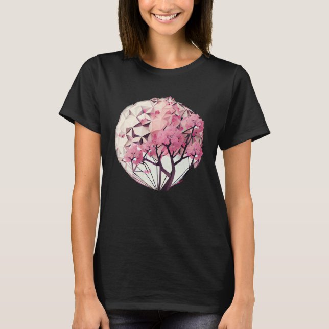 Camiseta A Beautiful Symbol of Renewal Cherry Blossom Tree  (Frente)