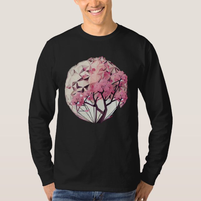 Camiseta A Beautiful Symbol of Renewal Cherry Blossom Tree  (Frente)