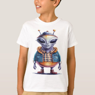 Camiseta A bela alienígena
