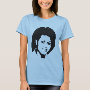 Camiseta A bela face de Michelle Obama