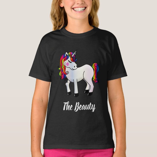 Camiseta A Beleza da Menina e do Cavalo (Frente)
