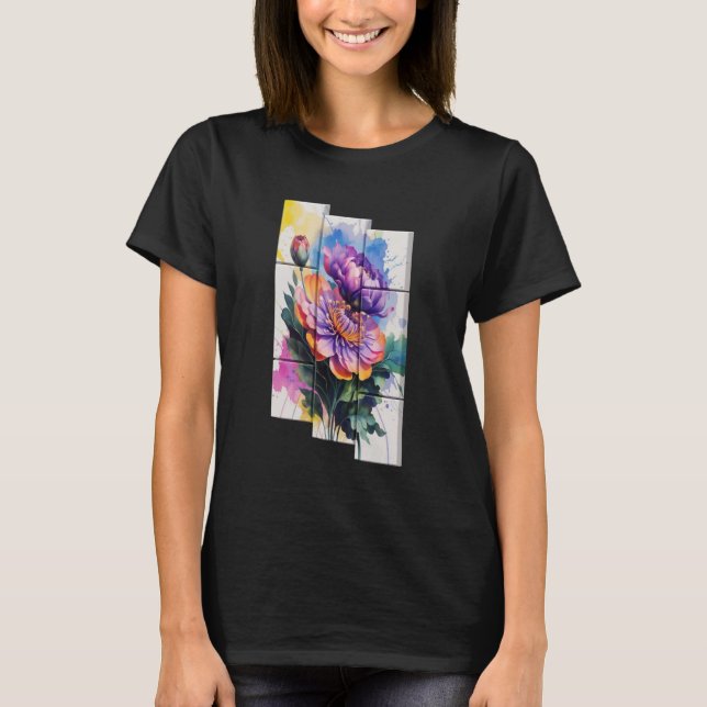 Camiseta A Beleza das Flores (Frente)