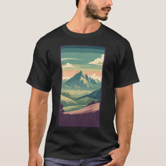 Camiseta A beleza de uma montanha