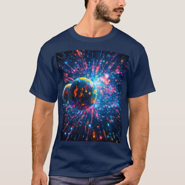 Camiseta a beleza do universo (Frente)