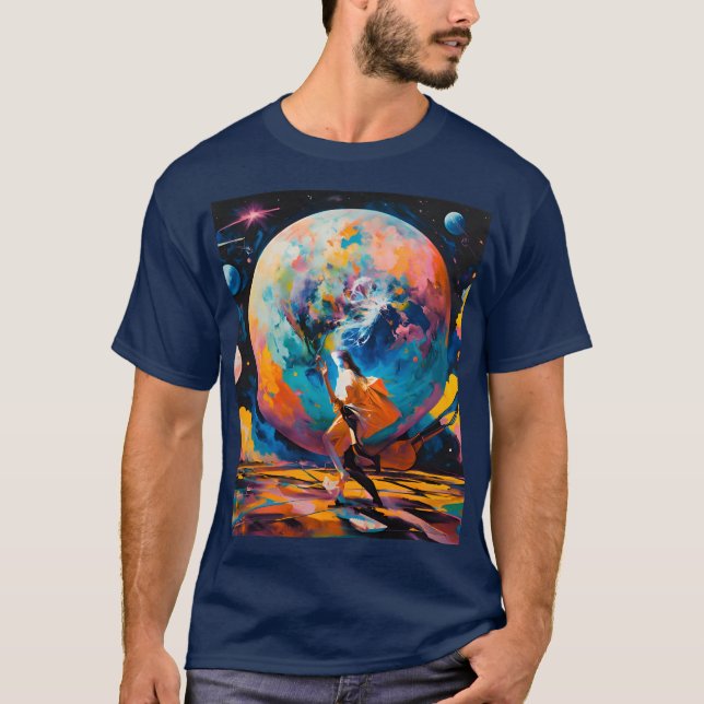 Camiseta a beleza do universo (Frente)