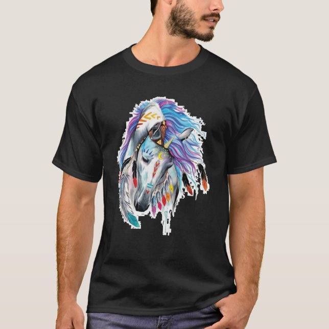 Camiseta A beleza dos cavalos T-Shirt (Frente)