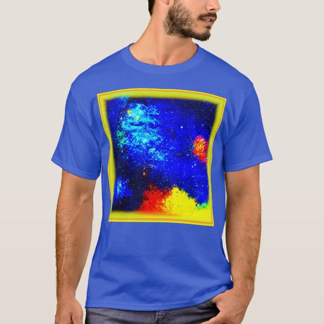 Camiseta A Beleza dos Nebulas e Galáxias. Comprar Agora (Frente)