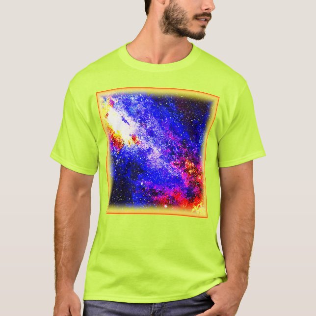 Camiseta A Beleza dos Nebulas e Galáxias. Comprar Agora (Frente)