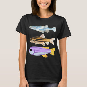 Camiseta A Beleza dos Peixes-Zebra Coloridos