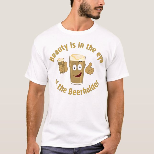 Camiseta A beleza está no olho… (Frente)