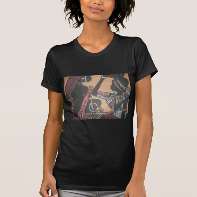 Camiseta A Beleza Eterno da Tradição Maasai (Frente)