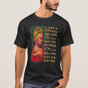 Camiseta A Beleza Não Tem Pele Tone Afro-Americano Melanina