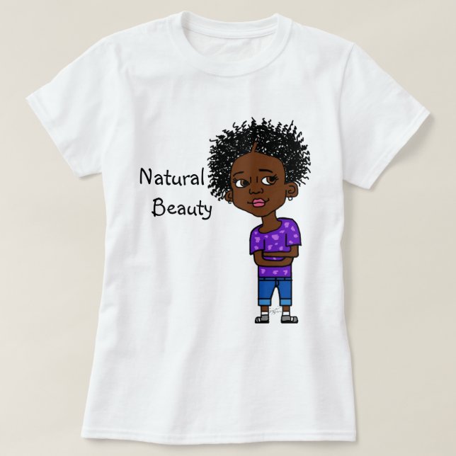 Camiseta A Beleza Natural das Mulheres (Frente do Design)
