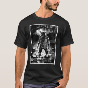 Camiseta A besta da Baía do Uísque fingiu ser homem