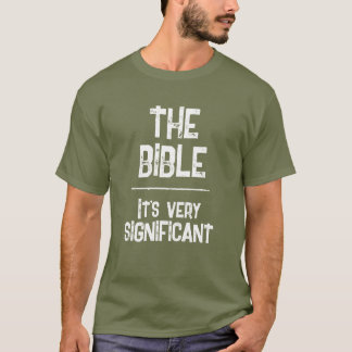 Camiseta A Bíblia É Código QR Cristão Significativo Fé