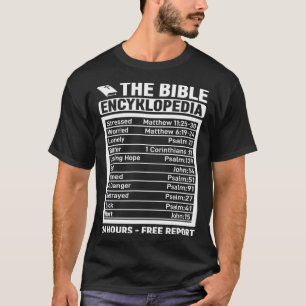 Camiseta A Bíblia Encyklopedia 24 Horas Relatório Gratuito 
