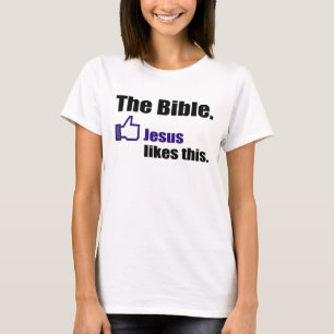 Camiseta A bíblia, Jesus gosta desta