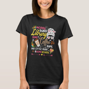 Camiseta A Biblioteca do Messaging Buns Executa o Fluxo de 