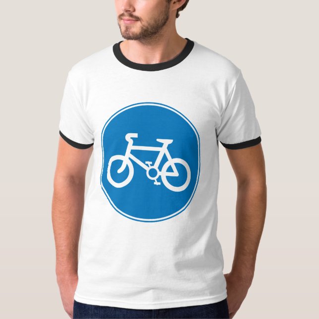 Camiseta A bicicleta caçoa o t-shirt (Frente)