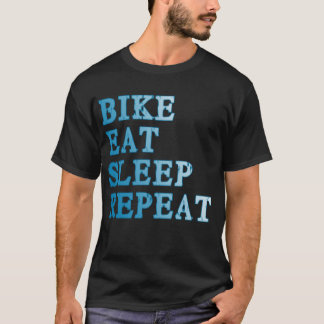 Camiseta A bicicleta, come, dorme, repete produtos