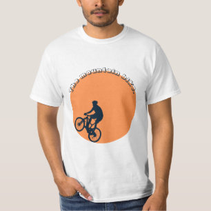 Camiseta A bicicleta da montanha.