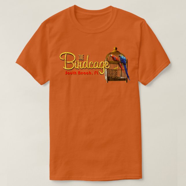 Camiseta A Birdcage (Frente do Design)
