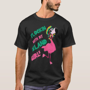 Camiseta A Bloquear Com As Minhas Meninas Insulares Apenas 