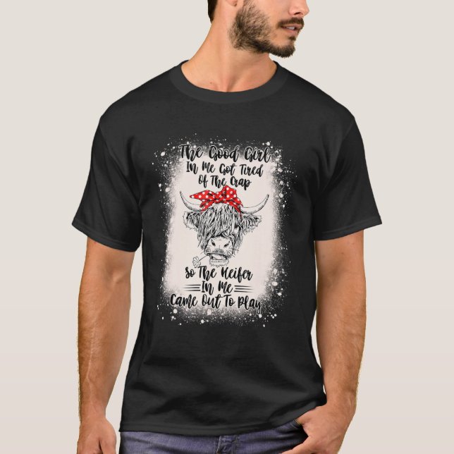 Camiseta A Boa Garota Em Mim Ficou Coca-Cola Cansada. (Frente)