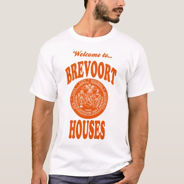 Camiseta A boa vinda a Brevoort abriga o t-shirt (Frente)