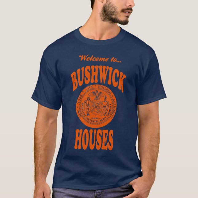 Camiseta A boa vinda a Bushwick abriga o t-shirt (Frente)