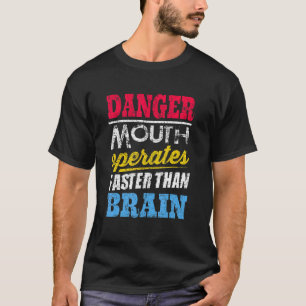 Camiseta A Boca Perigo Funciona Mais Rápido Que O Cérebro