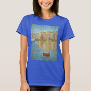 Camiseta A Boia Vermelha de Paul Signac, Pontilhismo Vintag