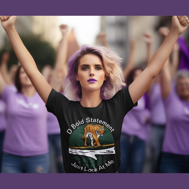 Camiseta A Bold Statement Basta Olhar Para Mim, Amantes De  (Criador carregado)