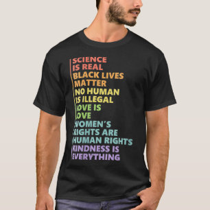Camiseta A bondade das mulheres é tudo que a ciência é amor