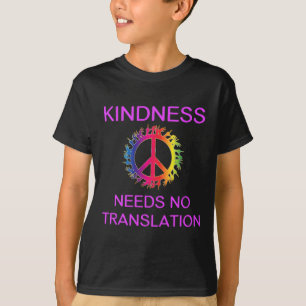 Camiseta A bondade de consciência não precisa de tradução