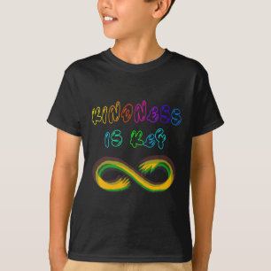 Camiseta A bondade é a principal consciência do autismo Neu